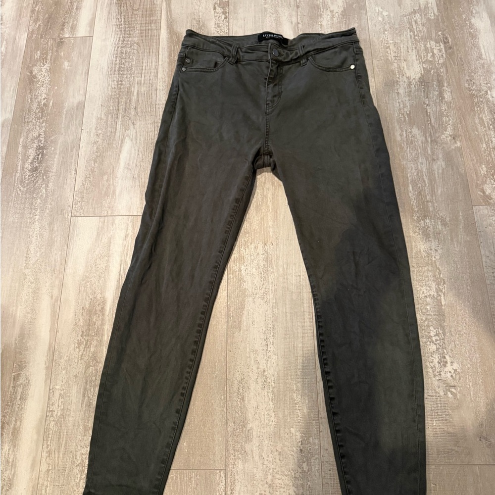 Liverpool Women's Dark Green Skinny Pants